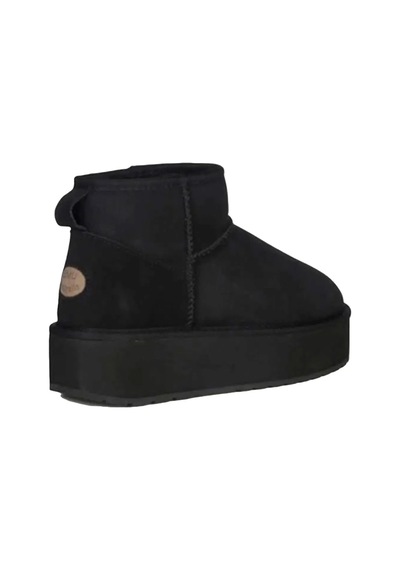 Emu Australia Emu Australia Stinger Micro Flatform Kadın Siyah Bot 98 Siyah