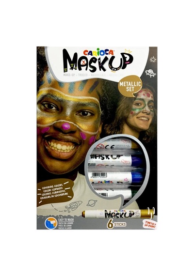 6 Gr. 6 Renk Metalik Yüz Boyası 43155 Diğer