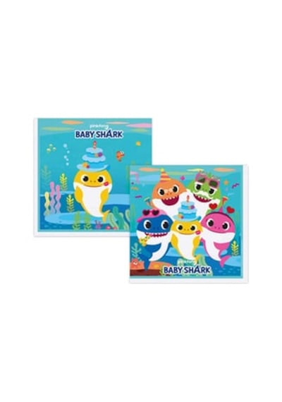 Baby Shark Parti Zamanı Peçete 16 'lı