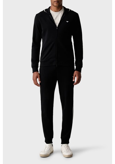 Emporio Armani Pamuklu Kapüşonlu Fermuarlı Sweat Erkek Sweat Em000653 Af25024 Uc001 Siyah