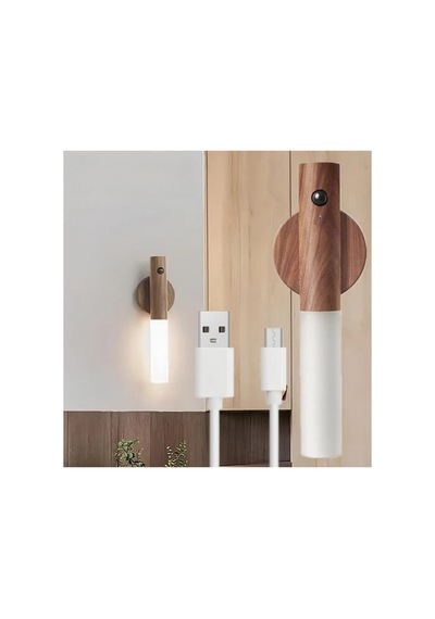 Modern Sensörlü Usb Şarjlı Mıknatıslı Duvar Aplik Masa Lambası Gün Işığı Çok renkli