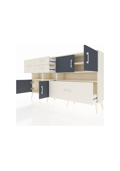 Arges Konsol 5 Raflı 4 Çekmeceli 4 Kapaklı 176x30x99 Aytaşı-antrasit/aytaşı Antrasıt/aytası - Aytası Arges Konsol 5 Raflı 4 Çekmeceli 4 Kapaklı 176x30x99 Aytaşı-antrasit/aytaşı Antrasıt/aytası - Aytası
