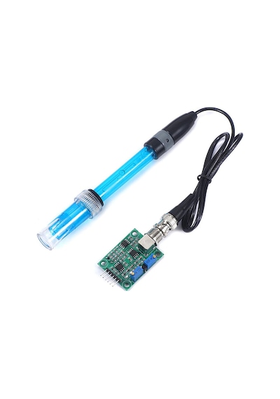 Ph Elektrot Sensör Probu E201-1c Sıvı Su 0-14ph Algılayıcı Bnc Soket Analog Ph Metre Test Akvaryum