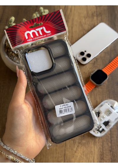 Apple iPhone 16 Pro Max Uyumlu Darbelere Hava Filtreli Yüksek Kamera Korumalı Şık West Silikon Kılıfı Siyah Apple iPhone 16 Pro Max Uyumlu Darbelere Hava Filtreli Yüksek Kamera Korumalı Şık West Silikon Kılıfı Siyah