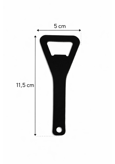 Şişe Açacağı - Metal - 10 Adet Mat Siyah