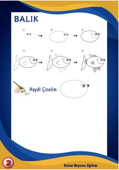 Resim Çizmeyi Öğreten Yaz-sil Seti