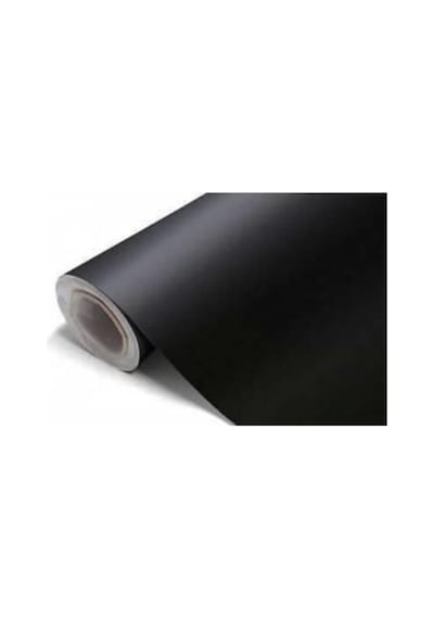 Mat Siyah Yapışkanlı Kaplama Folyosu 122 Cm X 3 Mt