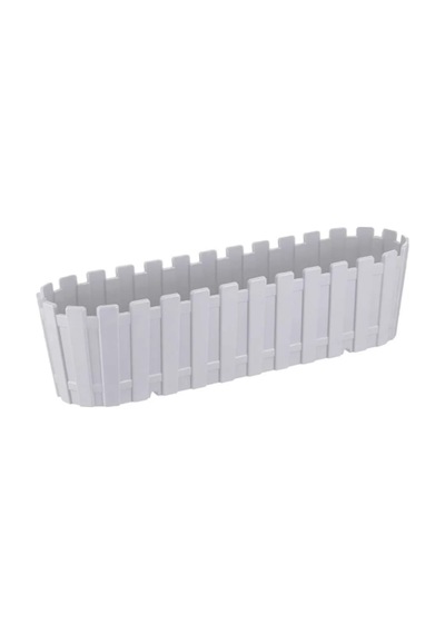 Poliwork Akasya Renkli Plastik Balkon Saksısı Oval 60 Cm