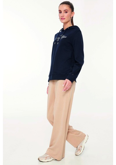 Tommy Hilfiger Kapüşonlu Sweat Lacivert