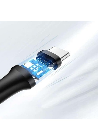 Usb Type-c Şarj Ve Data Kablosu, Siyah 1 Metre