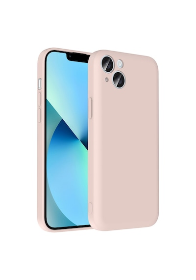 Apple Uyumlu iPhone 14 Kılıf Kamera Korumalı Kartlık Hazneli Zore Vitra Kapak Pembe