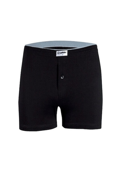 Yıldız 4'lü Paket Lüks Pamuklu Düz Renk Karışık Penye Boxer, Düğmeli Boxer Çok Renkli