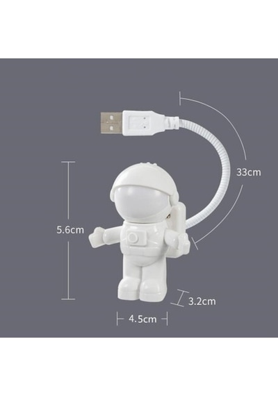 Astronot Usb Gece Lambası-9016972953467 Çok Renkli