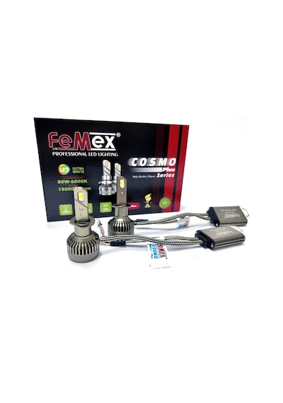 H1 Led Far Xenon Led Headlight Femex Cosmo Plus