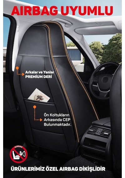 Fs Deri Serisi Audı E-tron 2019-2022 İle Uyumlu Takmatik Kılıf, Mavi