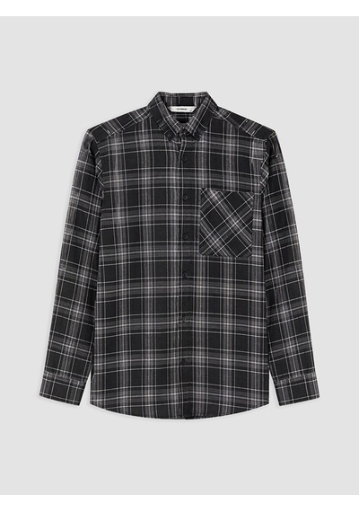 Lcw Eco Siyah Regular Fit Erkek Gömlek Ceket