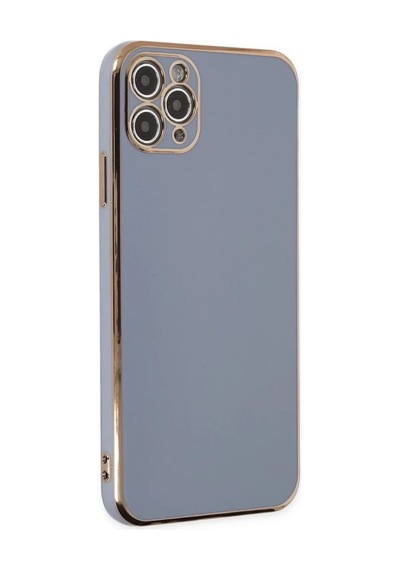 İphone 11 Pro Max Kılıf Volet Silikon - Mavi