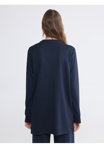 Lcw Everyday Lacivert Soft Touch Kadın Sweatshirt Tunik