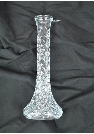 Uzun Cam Vazo Valery 24 Cm - 1 Adet