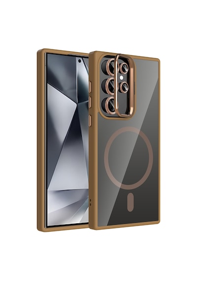 Nihcase Samsung Uyumlu Galaxy S24 Ultra Kılıf Etro Standlı Lens  Kapak
