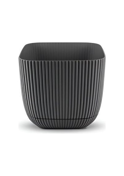 Omnipazar Krs-381 Dekoratif Plastik Mercan Kare Saksı 0.27 Litre No 1