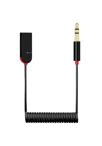 Ayrex Ky 223 Car Aux Cable Spriral Kablolu Auxjack Usb Bluetooth Aux, Bluetooth Car Receiver Aux  Performansta B