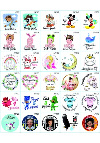 Famous Bebek Şekeri Magnet Bebek Mevlüt Hediyelik Isimli Kapak Açacak  (434856046)