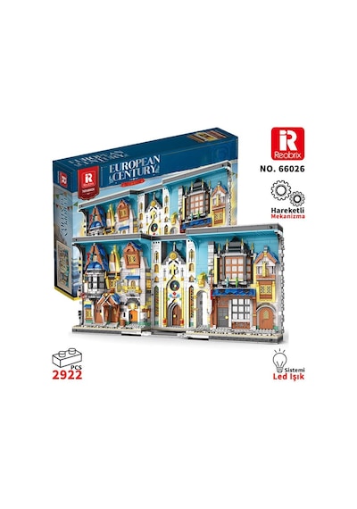 Reobrix Middle Ages Bazaar Book 66026 Brick Yapım Seti