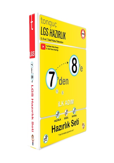 Tonguç Akademi Yayınları 7'den 8'e Hazırlık Seti Tüm Dersler Yaz Tatil Kitabı 2026 Güncel Baskı