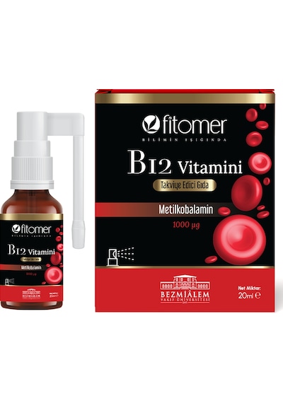 Fitomer Metilkobalamin Vitamin B12 P5p Vitamin B6 İçeren Sprey