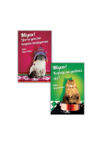 Miyav! 2 Kitaplık Romantik Komedi Seti - Aşk Dostluk ve Kediler & Gilles Legardinier