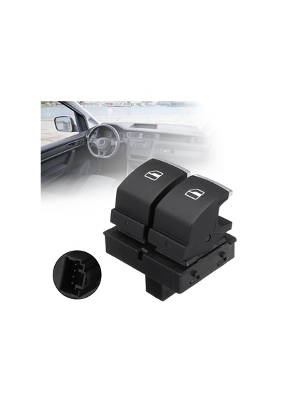 Volkswagen Scirocco Çiftli Krom Cam Anahtarı 2008-2014 Krom
