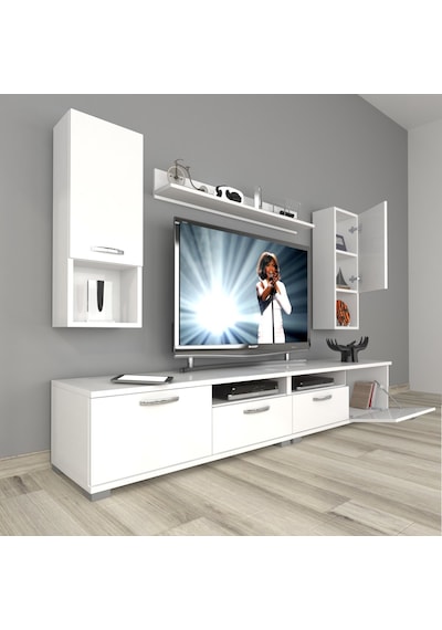 Decoraktiv Eko 5200da Slm Tv Ünitesi Tv Sehpası Beyaz