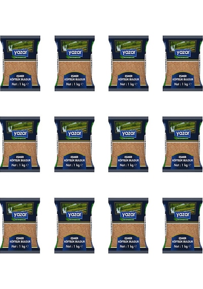 Yazar Esmer Köftelik Bulgur 12 x 1 KG