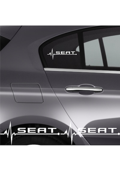 Seat Malaga İçin Uyumlu Aksesuar Oto Ritim Sticker 2 Adet 20 9 Cm