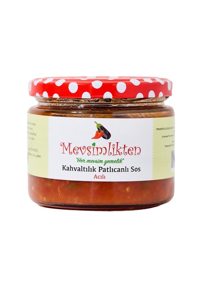 2 Adet Mevsimlikten Acılı Kahvaltılık Patlıcanlı Sos 310g