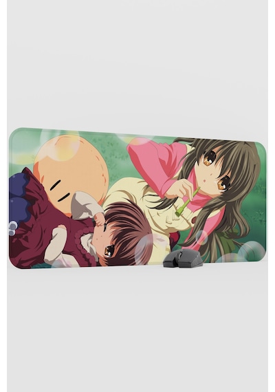Clannad After Story Anime V2 - 90x40 Xxl Gaming Kauçuk Kaymaz Taban Mouse Pad Fare Altlığı