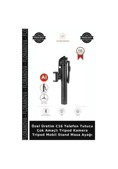 Özel Üretim C16 Telefon Tutucu Çok Amaçlı Tripod Kamera Tripod Mobil Stand Masa Ayağı