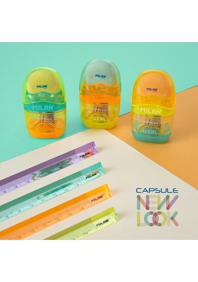 Mılan 4701116lk2 Capsule Kalemtraş/silgi New Look - 16adet