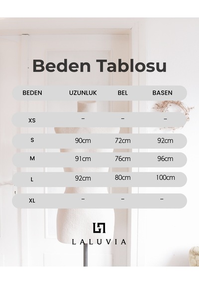 Laluvia Taş Klasik Düz Kesim Pantolon - 9957