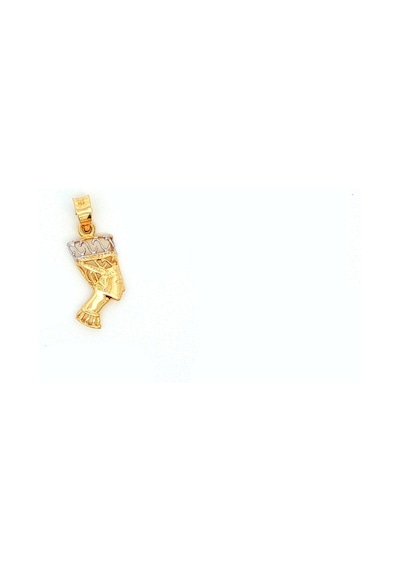 14 Ayar Nefertiti Altın Kolye Ucu Sarı