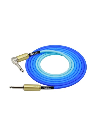 Kırlın Iwj-222gml Grb 3m Premıum Enstrüman Kablosu Gradıent Blue
