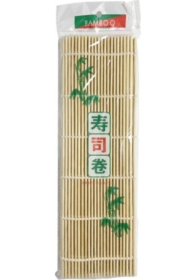 Bamboo Bambu Sushi Sarma Hasırı Sushi Wrapping Mat Çok Renkli