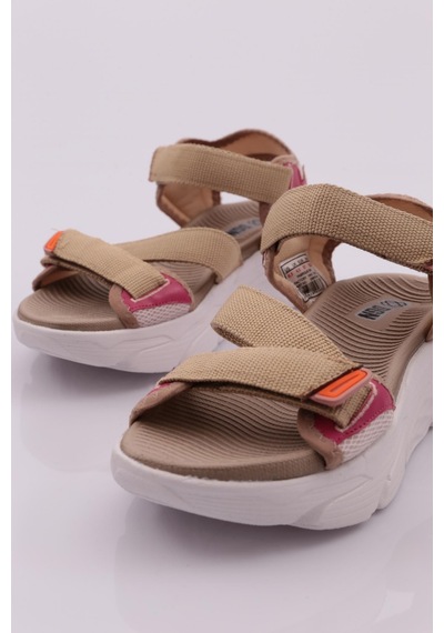 Dgn 0148 Kadin Sandalet 0148-2265-R0176 Bej - Pembe