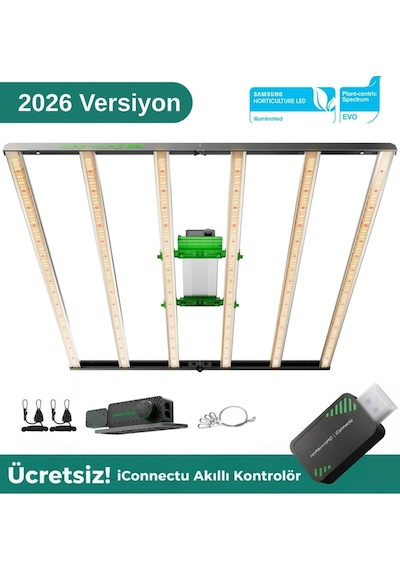 Mars Hydro Fc8000 Evo 800w Led Bitki Yetiştirme Lambası-1659 Gri