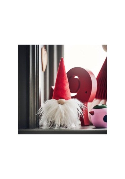 Ikea Vinterfint Noel Baba, Kırmızı, 19 Cm