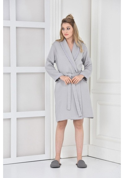 Ecocotton Alessa Kadın Pike Bornoz