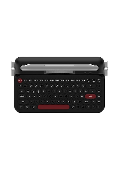 Kablosuz Bluetooth & 2.4g Çift Modlu Retro Daktilo Tasarımlı Klavye Yuvarlak Tuşlu, Tablet & Telefon Standlı, Ergonomik, Taşınabilir, Pille Çalışan, Sessiz Ve Konforlu Ajazz Af84 Siyah Kablosuz Bluetooth & 2.4g Çift Modlu Retro Daktilo Tasarımlı Klavye Yuvarlak Tuşlu, Tablet & Telefon Standlı, Ergonomik, Taşınabilir, Pille Çalışan, Sessiz Ve Konforlu Ajazz Af84 Siyah