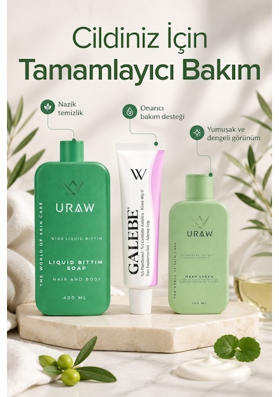 Onarıcı & Yatıştırıcı Cilt Bakım Seti Nem Desteği & Cilt Görünümünü Dengeleyici Bakım