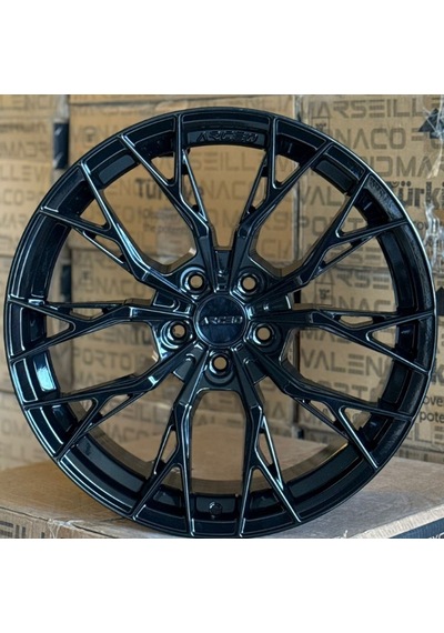 5 112 20 9.0 Et35 Ch66.6 Gloss Black Arceo Roma Jant